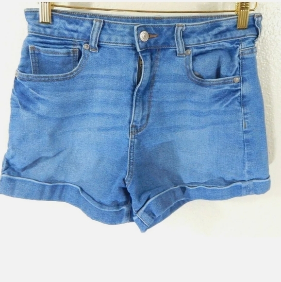 American Eagle Stretch Mom Jean Shorts - Picture 1 of 4